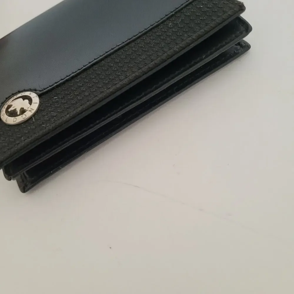 Hunting World Mini Designer Black Wallet Credit Card‎ Holder Small Compact